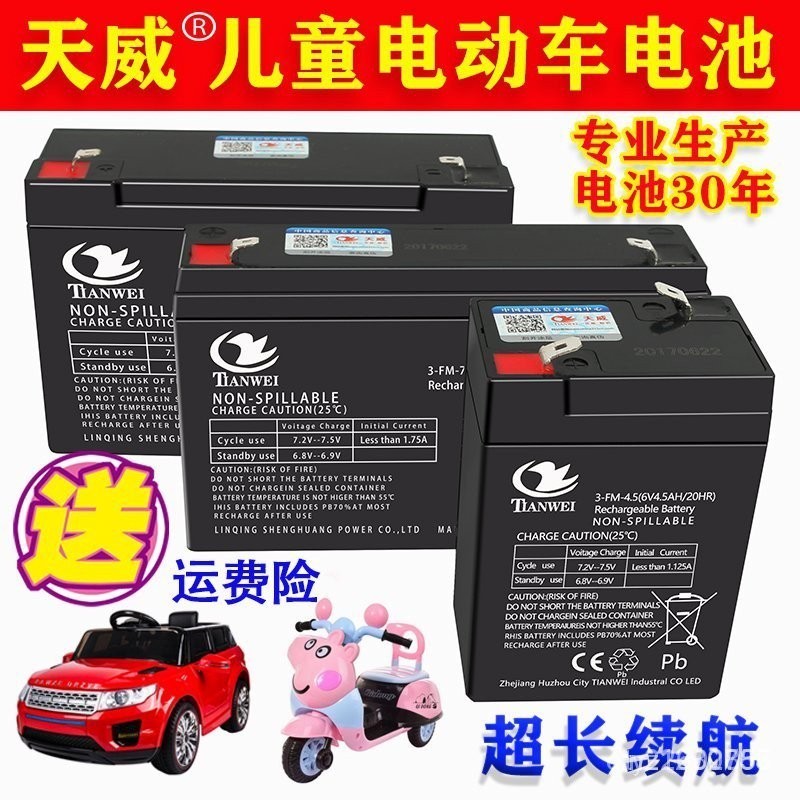 【臺灣熱賣】兒童玩具車電池 6V12V 兒童電動車電池 玩具車 電動摩託車蓄電池 三輪四輪玩具車電池 兒童玩具汽車電池