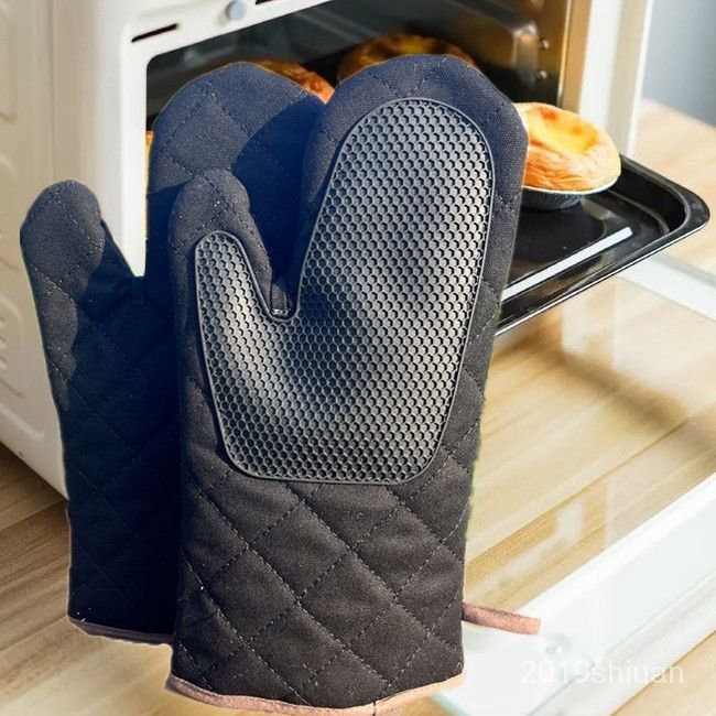 🔥爆款免運🔥🔥微波爐防燙耐高溫500度手套蒸飯箱烘培隔熱加厚加長隔熱烤箱手套 ZFAF