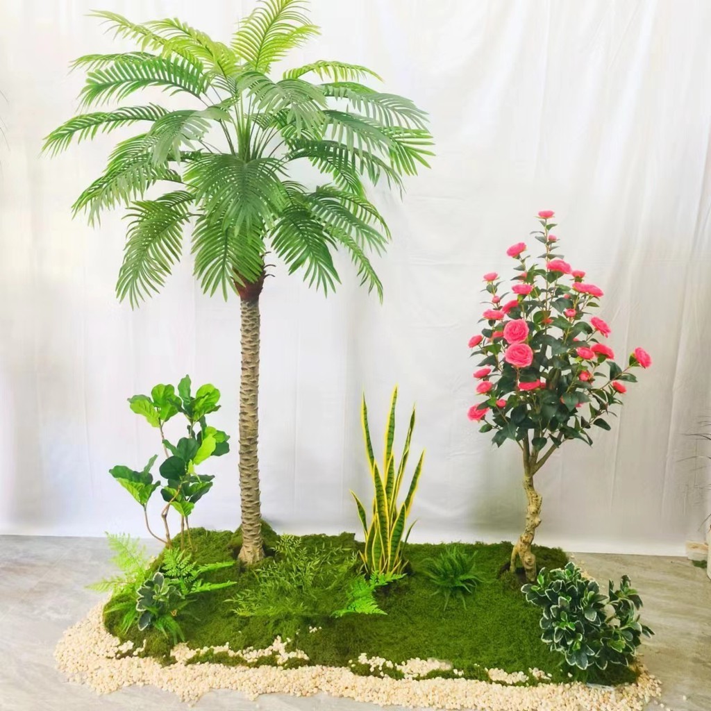 【來又來】仿真針葵盆栽針葉棕櫚大型熱帶植物椰子樹室內客廳陽臺室外真綠植