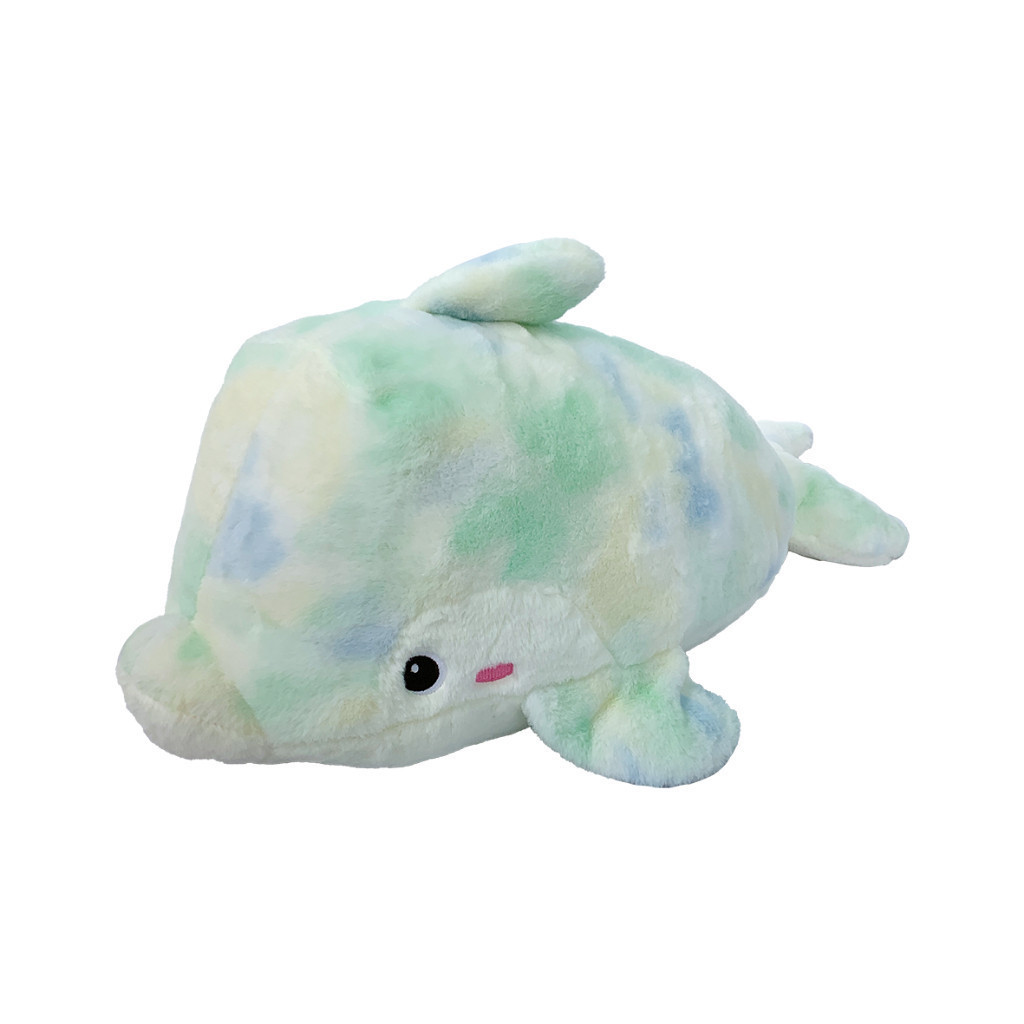 現貨 台灣出貨 海洋公園 20吋雲彩海豚玩偶 彩虹 絨毛 填充 公仔 棉花 造型