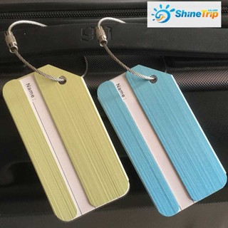 臺灣發售❥❥旅行鋁合金行李牌登機牌創意飛機行李牌子行李箱掛牌箱包吊牌U