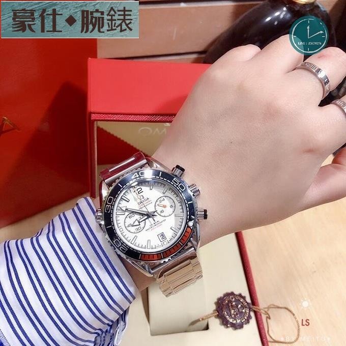 高端 omega 歐米茄海馬系列 打造原裝正品 搭載設計 石英機芯 男士精品機械手錶 多功能男士腕錶