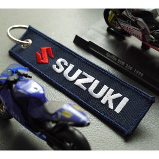 【SUZUKI鑰匙圈】🇹🇼發票◈沐熙重機配件◈電繡鑰匙圈GSXR150 小阿魯 GIXXER 鈴木刺繡鑰匙圈