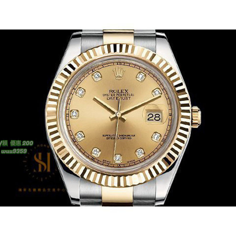 Rolex 勞力士 DATEJUST II 116333 鑲嵌鑽石時標 台灣 AB5221