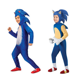 💖次元不是界限💖新款優惠萬聖節索尼剋兒童扮演cosplay服裝sonic刺蝟超音鼠音速小子衣服