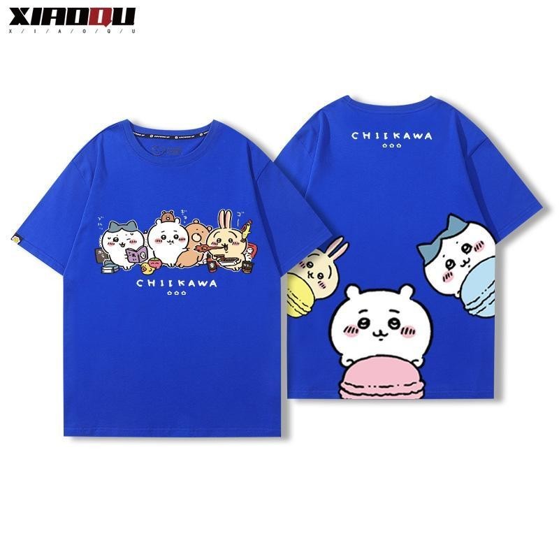 Chiikawa三小只吉伊小八哈奇烏薩奇貓貓鼠鼠兔兔周邊短袖純棉T恤