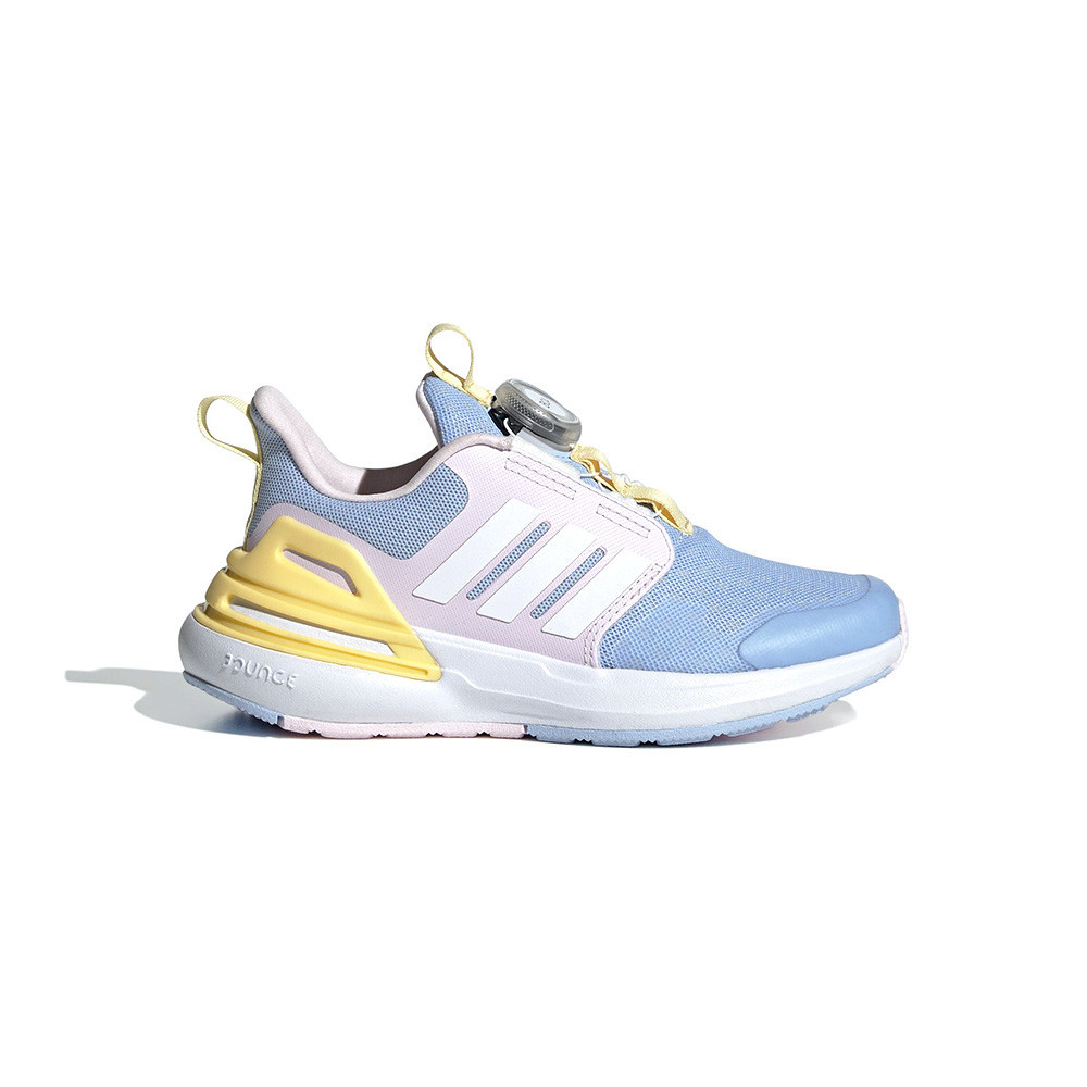 Adidas Rapidasport Boa 中童 童鞋 藍色 中性 網布 免綁鞋帶 運動 休閒 慢跑鞋 IF8543