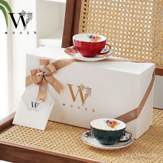 有意義的禮物 馬克杯禮盒組 結婚禮物客製化 情侶對杯 結婚禮物送禮 輕奢咖啡杯碟禮盒裝生日禮物情侶對杯送新人結婚伴手禮