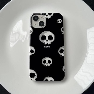 玩具手機殼 藝術骷髏頭蘋果13手機殼12適用14防摔15pro搞怪iPhone11直邊xr/8p
