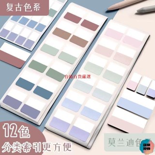 索引貼 莫蘭迪 索引貼 標籤貼 紙網紅 便利貼 小條標記紙質粘性強學生用指示