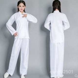 🚚臺灣出貨 古代睡衣 漢服內襯 打底上衣褲子 男女古風白色中衣古裝 改良睡衣寢衣中衣套裝 漢服內搭 漢服中衣 內襯