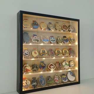 【客製化】馬拉松獎牌展示架徽章火車模型娃娃泡泡瑪特盲盒收納櫃超大容量