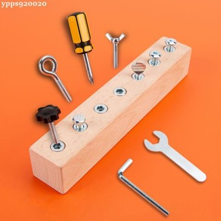 幼兒蒙氏日常生活教具忙碌玩具兒童擰螺絲早教玩具工作臺工具 安妮