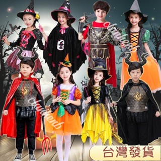 🚀善行特惠🚀萬聖節兒童服裝女童女COS公主女巫吸血鬼衣服巫婆公主裙小女巫