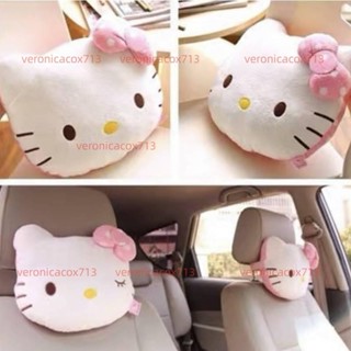 可愛Hello Kitty頭枕 卡通車載車枕 汽車頭枕 車枕頭 護頸枕 靠枕 抱枕 汽車頭枕 座椅頭枕 kbsH