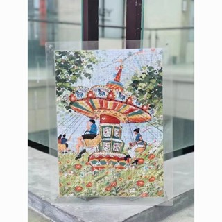 臺灣出貨🔥🔥50掛墻1000片拼圖框透明亞克力相框定製裱框簡約風畫框展示70擺臺 星星
