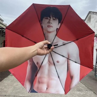 💯桃園出貨✔️邊佑錫自動大學生黑膠防曬防紫外綫明星晴雨傘