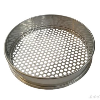 臺灣出貨 304篩網 20目篩網不銹鋼圓孔篩子 沙土篩 304不銹鋼圓孔篩子 咖啡豆篩 藍莓篩 多肉沙土篩螺絲篩