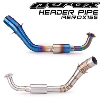 ⚡出貨 適用YAMAHA NVX155/125 AEROX155 1618年摩托跑車排氣管前段 排氣管彎管 機車改裝