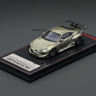 🏍跑車賽車風火輪車庫🏍ignition 1/64 ig豐田GT86火箭兔改裝低趴合金汽車模型帶展示盒
