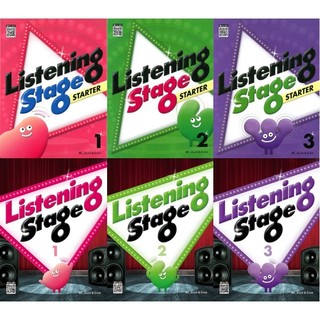 [華通書坊]Listening Stage 系列 (Starter/1/2/3) Student Book (with MP3 QR code download)
