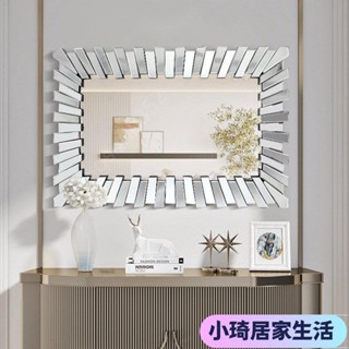 【熱銷】2022新浴室鏡威尼斯拚鏡浴室鏡子化妝銀鏡掛鏡客廳鏡子衛生間鏡子XQJX