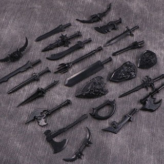 【壹號館】武器配 DIY 相容樂高FC第三方積木人仔魔獸武器獅心盾劍爺中古拼裝配件玩具