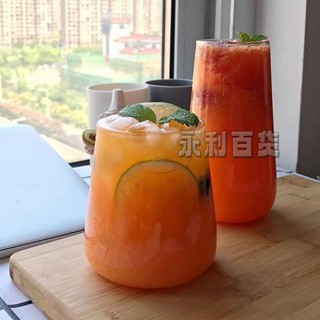 ⚡️臺灣★500ml大肚杯 耐熱防爆ins北歐風玻璃杯 早餐杯 奶茶果汁杯 水杯 高硼矽玻璃杯 耐冷耐熱