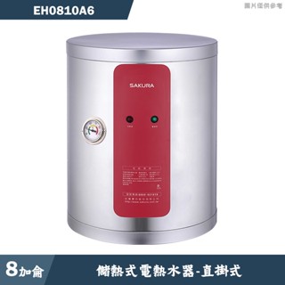 櫻花【EH0810A6】直掛式8加侖儲熱式電熱水器 含全臺安裝