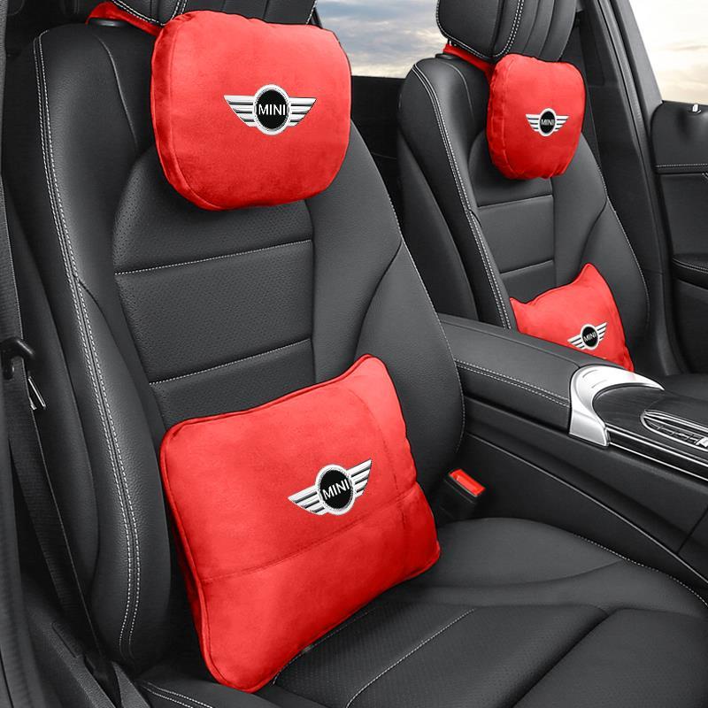 BMW MINI COOPER 汽車頭枕護頸座椅枕車用枕頭四季汽車頭枕#MINI 改裝件#裝飾件