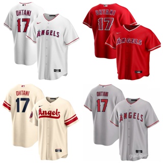 【途銳】棒球t恤男美職聯棒球服洛杉磯天使Angels17號Shohei Ohtani球衣運動服男裝排汗 隊服 棒球上衣