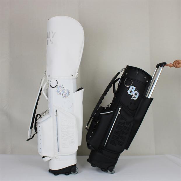 新款PEARLYGATES高爾夫球包帶輪拉桿球袋便攜式男女通用款防水包 愛尚高爾夫