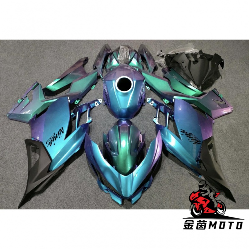 【金茵MOTO】NINJA400副廠殼 忍4車殼 18-23年 忍400 客製化彩繪 消光漆 亮光漆 另有CBR600F