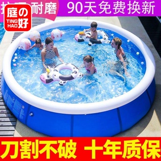 充氣泳池兒童游泳池戶外超大號充氣洗澡桶加厚大型成人小孩家用戲水池