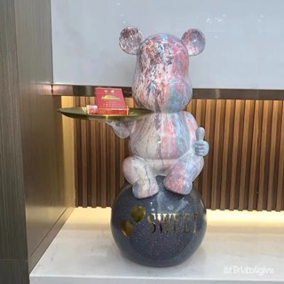 漢豐商行 創意暴力熊存錢罐 客廳擺件 電視櫃沙髮玄關鑰匙託盤 收納擺件 落地裝飾品 置物架 大型儲存罐 茶几 擺盤層架