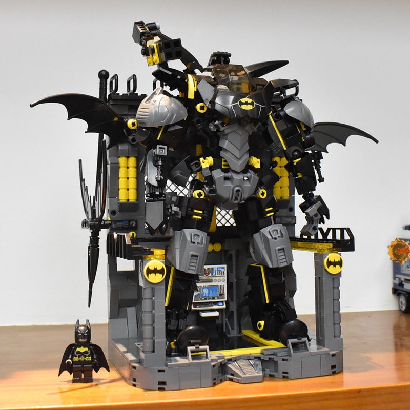 兼容 樂高 積木DC 正義 聯盟 閃電俠 蝙蝠俠 機甲機器人 男 女孩 拼裝 玩具