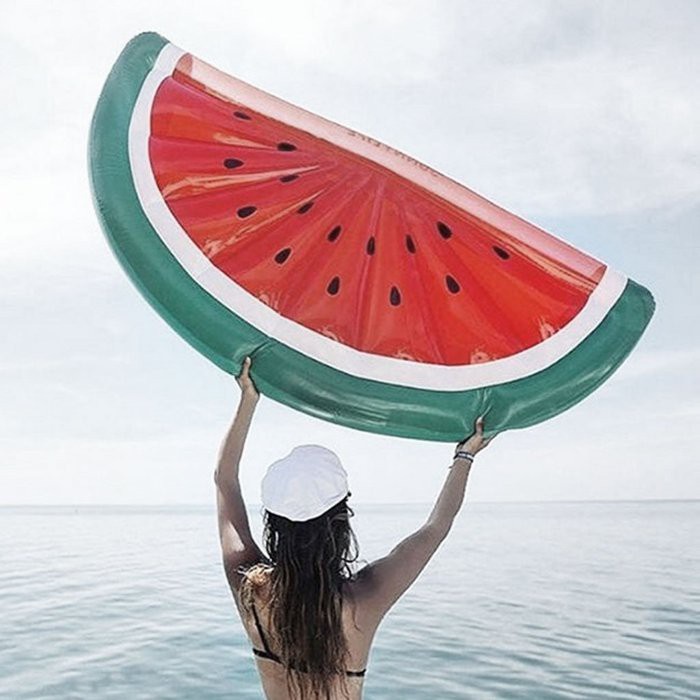 可愛西瓜造型泳圈 水果 超大充氣浮板 泳池趴 天馬 獨角獸 甜甜圈【YF13858】