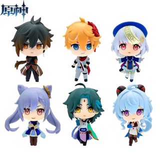 新品⭐原神 原神手辦盲盒 鐘離 甘雨 刻晴 魈 周邊模型 q版公仔 原神擺件 玩偶 男生日禮物 原神公仔105