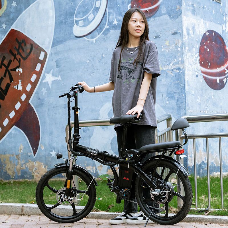 朝暮里 正品 鋰電池助力電動自行車男女士小型代駕 電動單車電瓶車