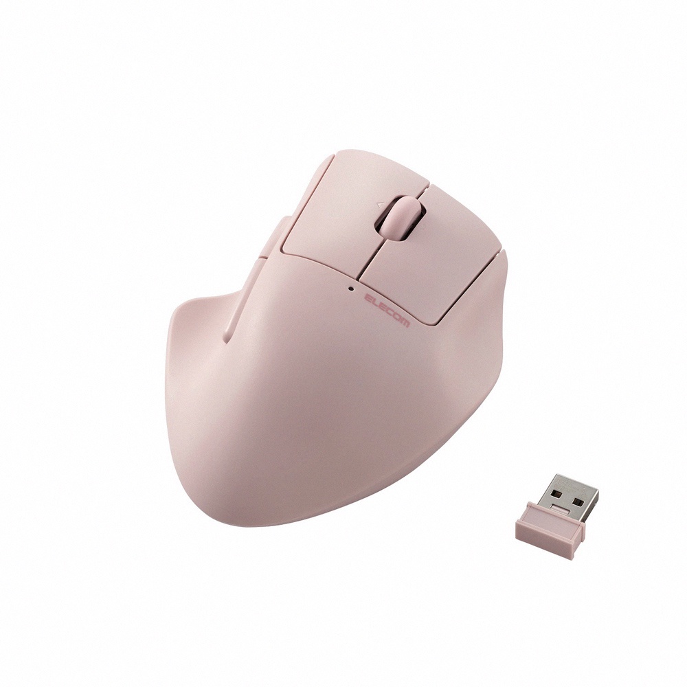 ELECOM Shellpha 無線人體工學5鍵滑鼠-粉
墊腳石購物網