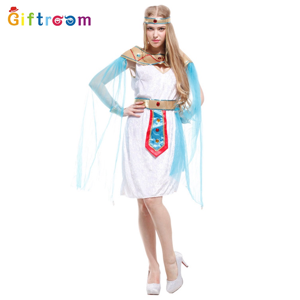 【現貨萬聖節cos】狂歡節派對服裝埃及法老豔後服飾俏麗埃及女角色扮演遊戲製服誘惑 3OEB