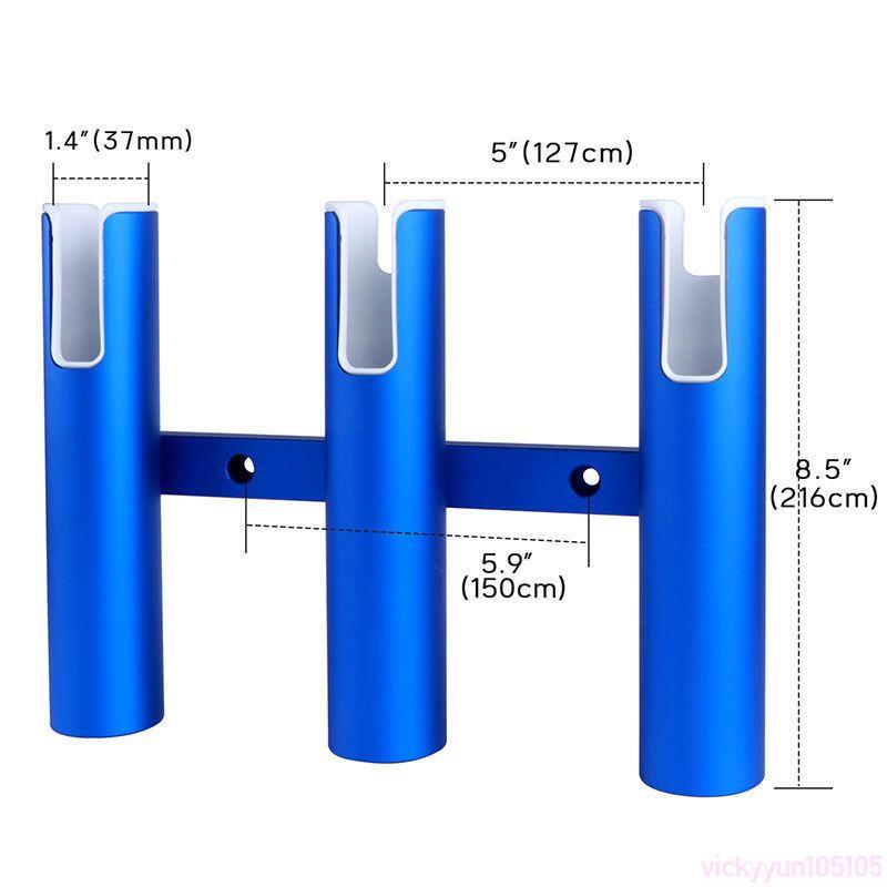 船用游艇五金配件 不銹鋼魚竿座 海釣魚竿桶 路亞艇魚竿支架改裝💐搶購優惠