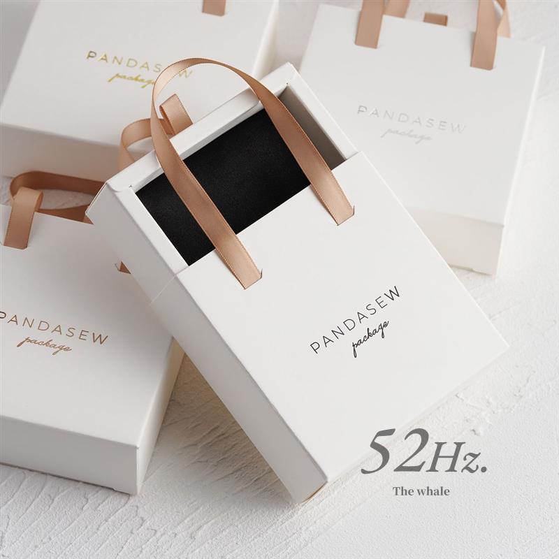 52Hz客製 客製化 飾品盒 禮品盒 訂製logo白色手提式抽屜盒 項鍊耳環戒指耳環盒 珠首飾收納