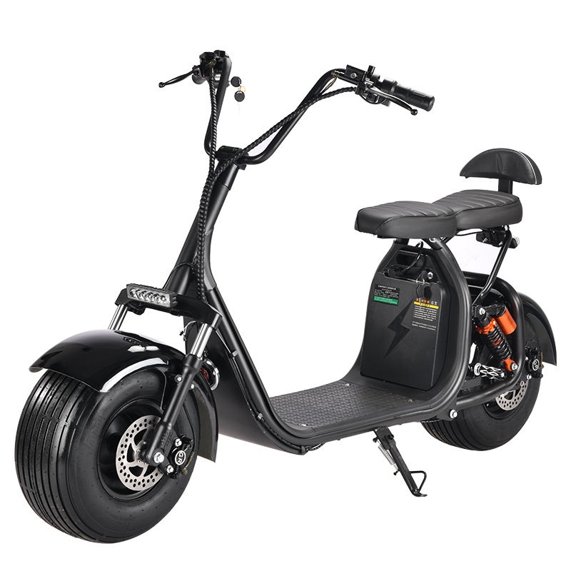 【臺灣專供】新款成人寬胎電動車踏板摩托原裝鋰電池60V大功率電動雙人滑板車