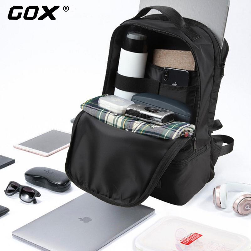 GOX飯盒保溫袋鋁箔背包女收納包可以帶飯可放便當盒餐盒雙肩背包
