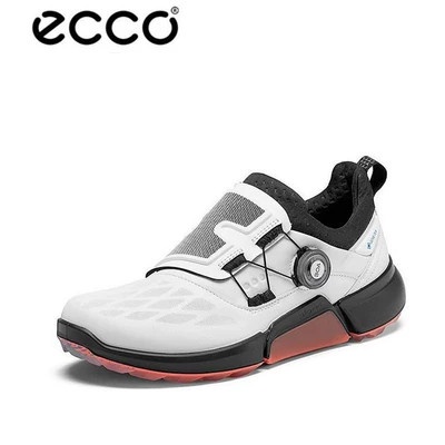 【ECCO】高爾夫男士尚BOA鎖釦鞋休閒運動鞋戶外防水高爾夫球鞋 108224CIRXS