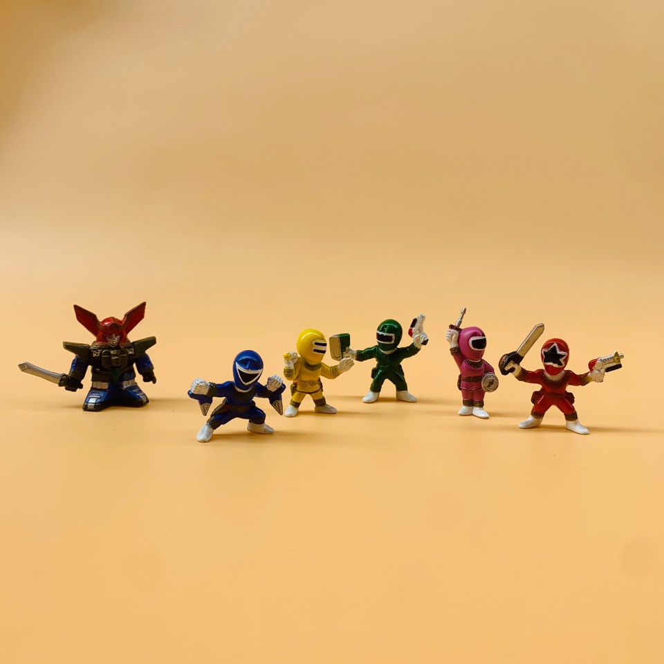 正版散貨 潮流獸 五星戰隊 迷你版公仔 擺件玩偶玩具現貨模型