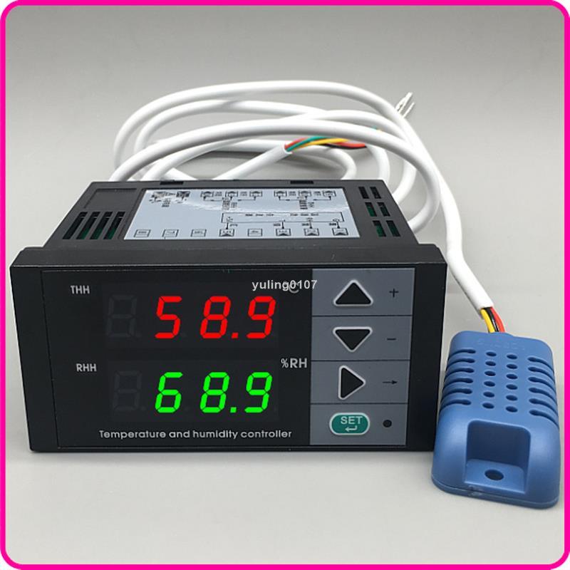 『汐檬』電子數顯溫濕度控制器工業機器設備智能自動溫度控制儀表測溫傳感