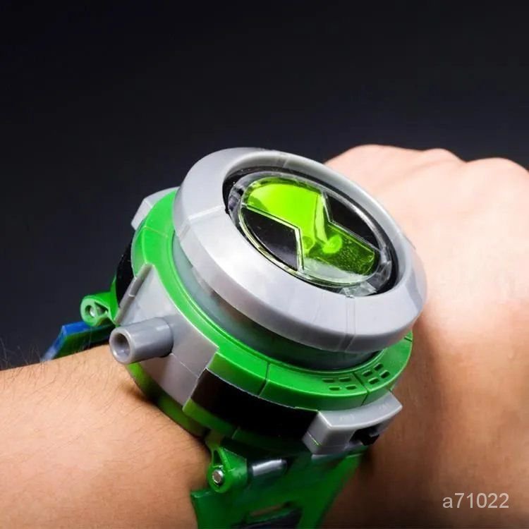 【🔥拼全臺灣最低價格🔥】地球保衛者BEN10少年駭客變身器投影手錶小班菲林盤手錶玩具