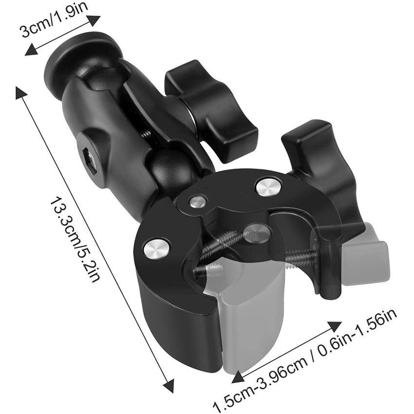 #夯品推薦#適用Insta360one x3 x2 gopro運動相機摩托車支架固定大力夾車把